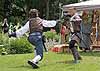 A swordfight at the Casa Loma Renaissance Faire, 2006