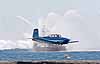 T-34 passing in front of fireboat William Lyon Mackenzie, CIAS 2005