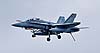 RCAF CF-18 Hornet doing a dirty pass