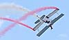 Wing walker on inverted plane