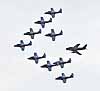 F-86 Sabre Hawk One with Snowbirds, CIAS 2009