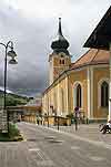 There is a Catholic cathedral in the town