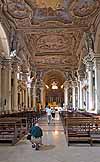 Interior of Church of St. Augustine, Modena, Italy
