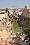 The ruins of the pool at the Palazzo Ducale in Sassuolo, Italy
