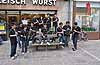 A clarinet ensemble performs in Schladming, Austria