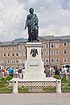 Statue of Mozart in Salzburg, Austria