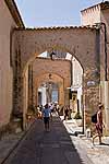 A streetscape in St-Tropez