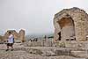 Ruins of the hilltop castle in Eze