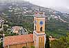 A view of the church in Eze