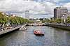 A view of the River Liffey in downtown Dublin