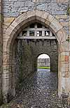 Gate and portcullis at Cahir Castle, Cahir