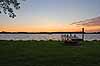 Sunset on Lake Seymour