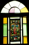 Stained glass window in St. Thomas Anglican Church, Moose Factory