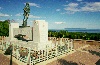 The Terry Fox memorial near Thunder Bay, with the Sleeping Giant in the background