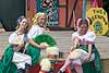 The Limey Birds posing before their show, Ontario Renaissance Faire 2005