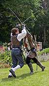 A swordfight at the Casa Loma Renaissance Faire, 2006