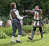 A swordfight at the Casa Loma Renaissance Faire, 2006