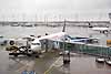 Our plane, waiting at München Airport to take us home